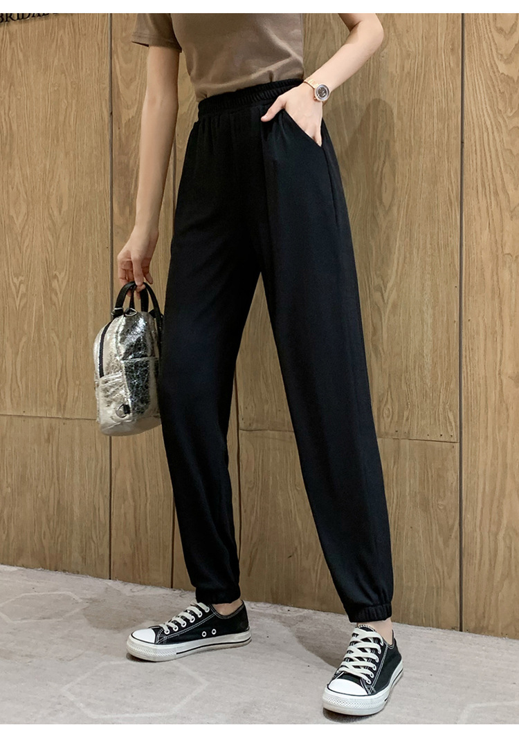 Pantalon léger femme en coton - Ref 3430172 Image 28