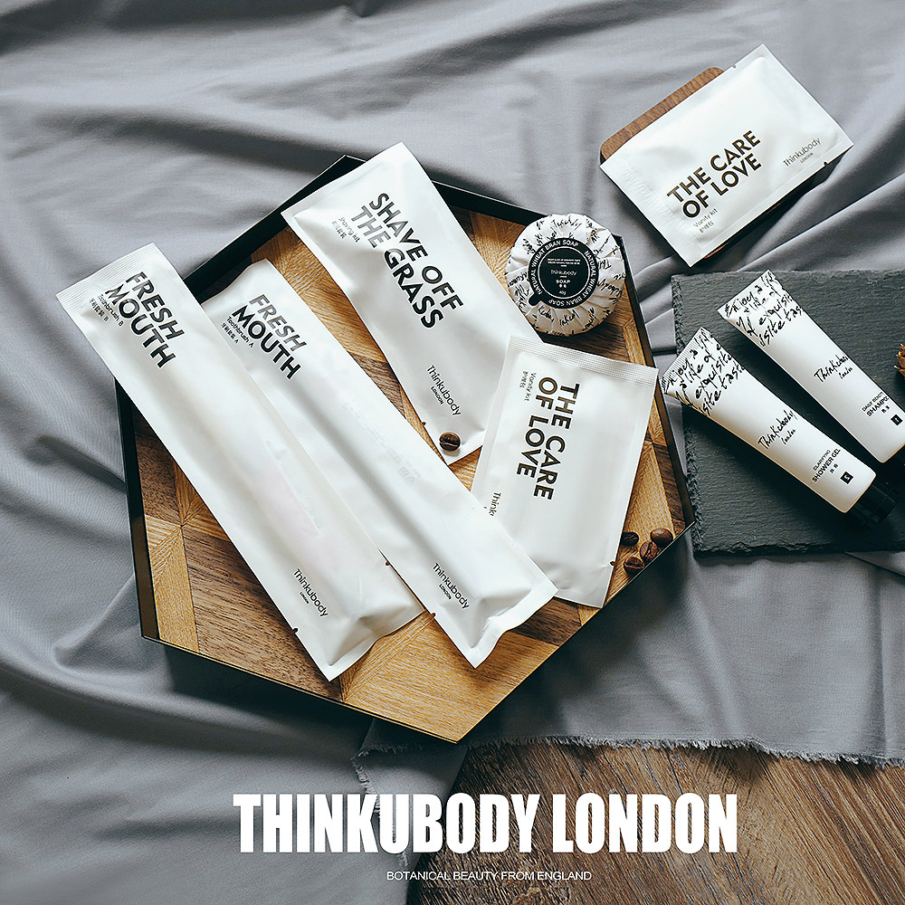 英国ins酒店一次性牙刷牙膏用品洗浴漱套装民宿客栈洗发水沐浴露|ru