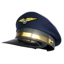 現貨空乘機師帽航天空軍帽空少機長帽角色扮演空姐情趣制服帽批發
