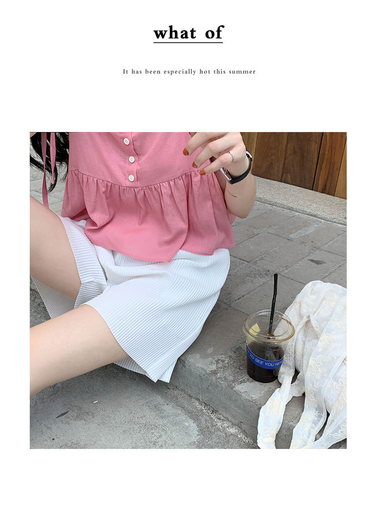 Pantalon léger femme en coton - Ref 3430283 Image 17