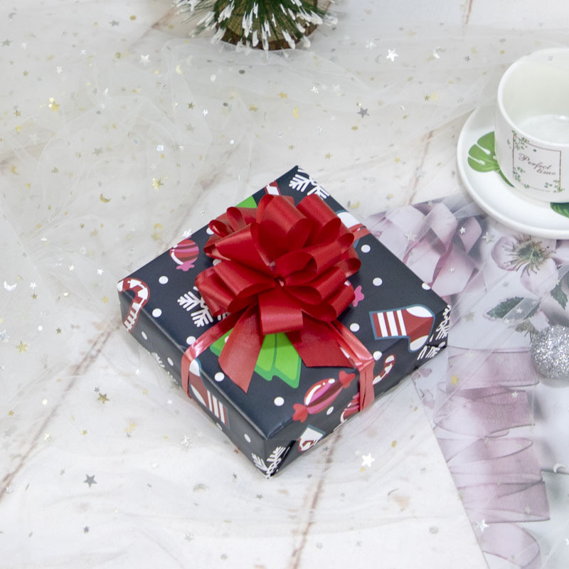 Navidad Regalo de Cumpleaños Flor de mariposa flor tirada a mano caja de regalo cinta flor boda flor decorativa muñeca bolsa corbata flor dibujo