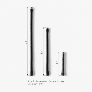 Factory direct supply gooseneck metal shaped hose table lamp tube universal tube microphone hose