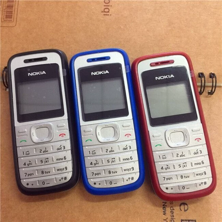 Yaao 1208 GSM 2G Flip Feature Phone for Elderly, Non-Smart with Physical Keypad, Black Blue Red