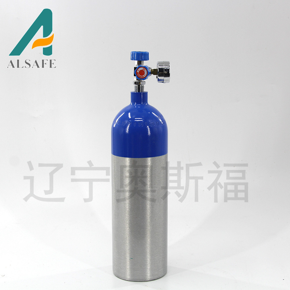 【奥斯福】厂家直销2L氧气瓶现货供应耐腐蚀高压充装容器单表阀