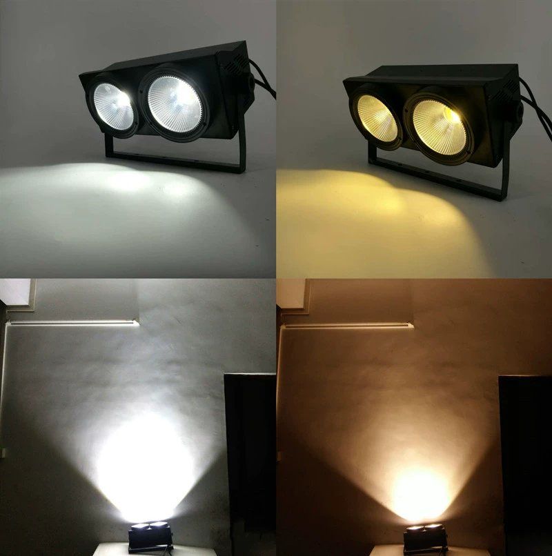 Свет аудитории двух глаз 2 глаза COB 200W LED COB высокая яркость частотный эффект вспышки лампа