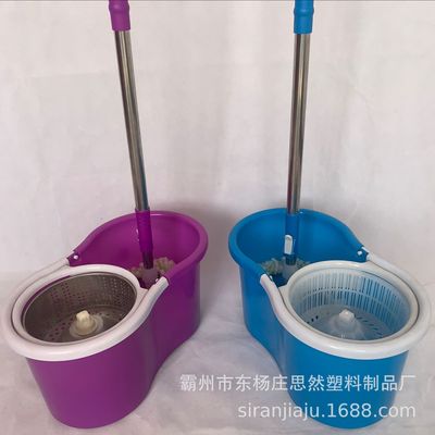 批发好神拖拖把配件 拖布桶礼品套装 不锈钢杆旋转拖把配件厂家