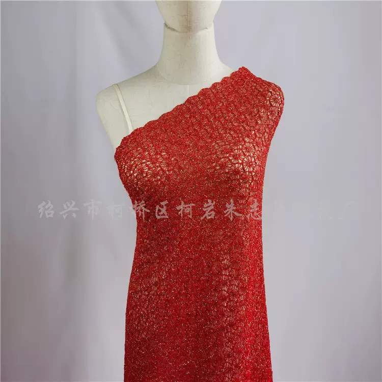 立体镂空绣花布水溶蕾丝满幅辅料春夏款女装连衣裙绣花面料