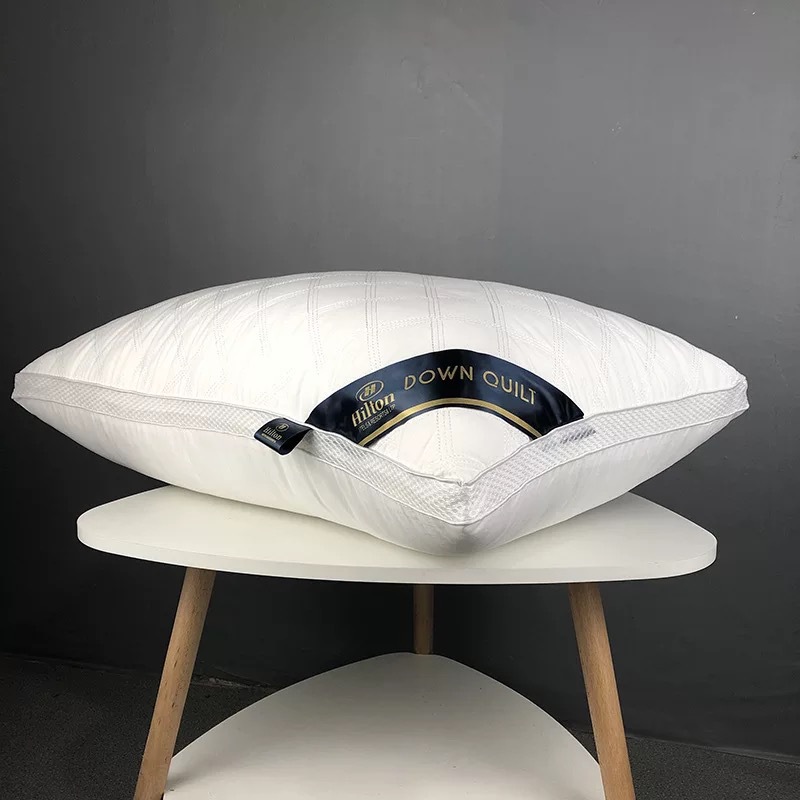 希爾頓五星級酒店枕頭枕芯 賓館羽絲絨護頸椎枕Hilton pillow批發