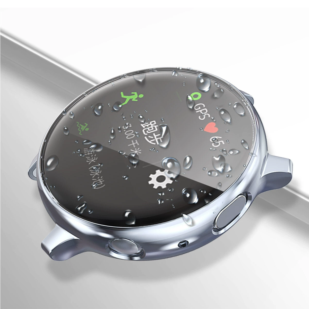 Защитный чехол (Samsung) для Galaxy Watch, электронапыленный TPU, 40/44 мм, защита от падения