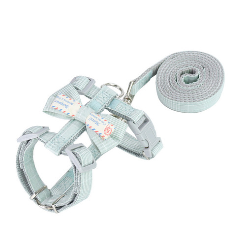 Manufacturer Direct Supply Amazon New Bowknot Cat Leash Anti-Tearing Adjustable Cat Walking Rope Cat Supplies