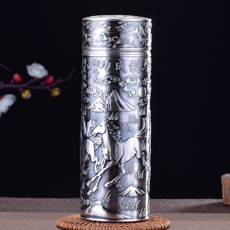 Silverware Silver Silver gifts Sterling Silver 999 Silver thermos cup Silver cup Pfaff Snowflake Silver cup