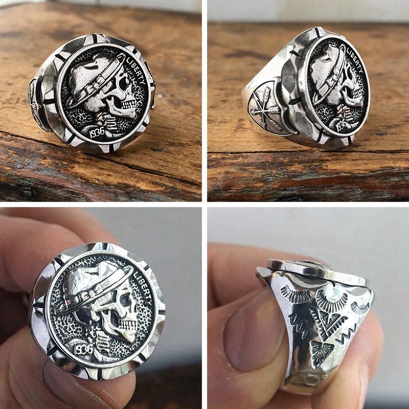 Berserk dödskallering för män i mexikansk biker stil_voghion.com