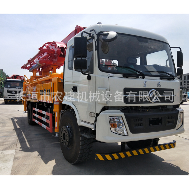 农建机械33米自搅拌泵车 搅拌一体泵车 臂架灵活稳定