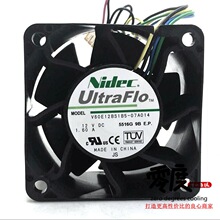 NIDEC 6038 12V 1.60A V60E12BS1B5-07A014 四线温控散