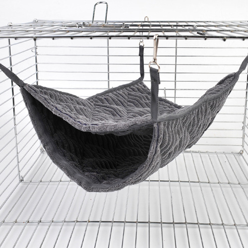 Small pet supplies winter warm four-legged cotton nest ferret hammock chinchilla squirrel sleeping bag plush hammock