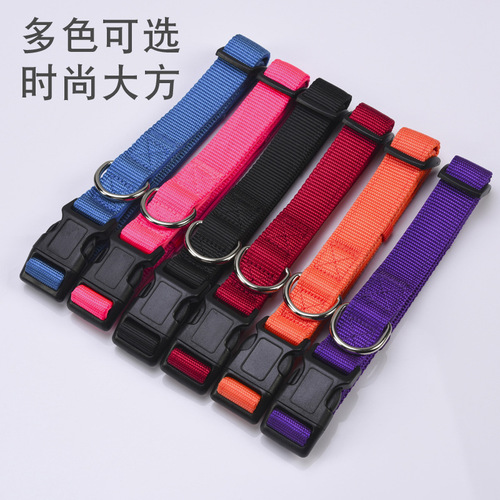 Meianju dog traction dog collar small, medium and large dog walking chest and back diving material plus nylon pet supplies