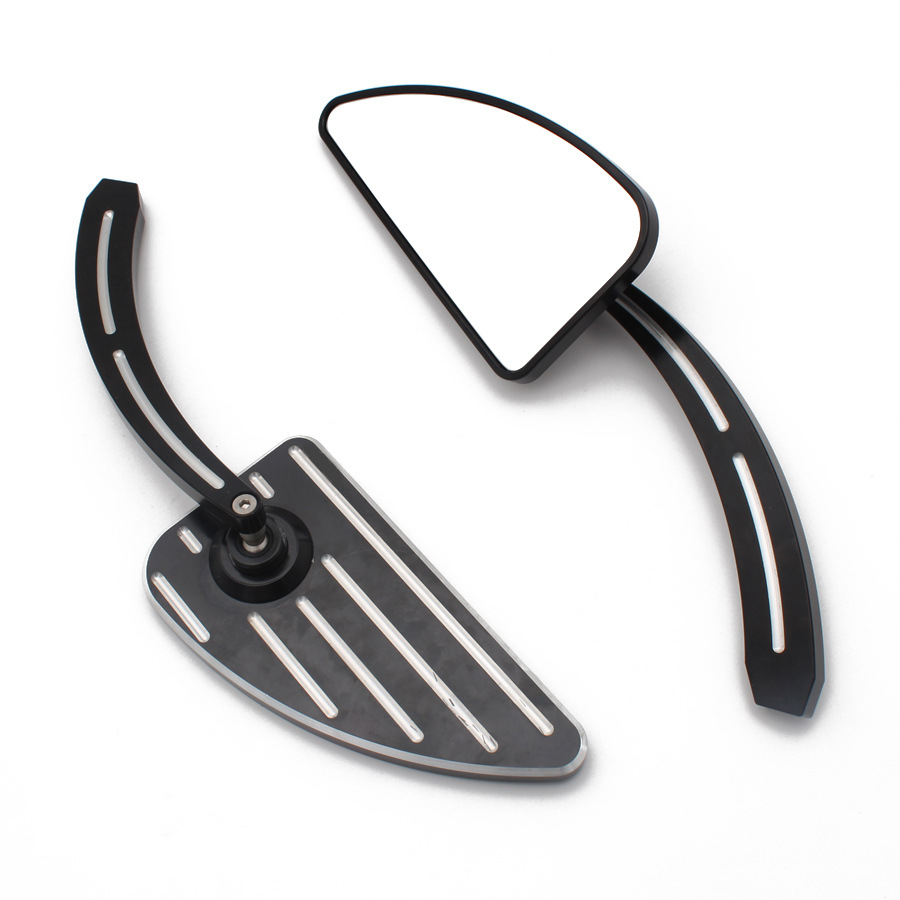 FLYQUICK comercio transfronterizo CNC modificado motocicleta vehículo eléctrico universal espejo retrovisor reflector Harley