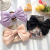 South Korean big goods, hairpin with bow, ponytail, hairgrip, summer hair accessory