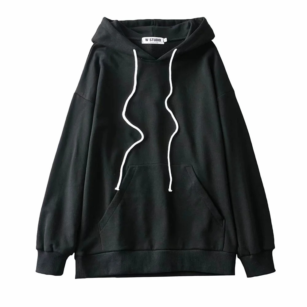 loose hooded pullover jacket NSAC15677