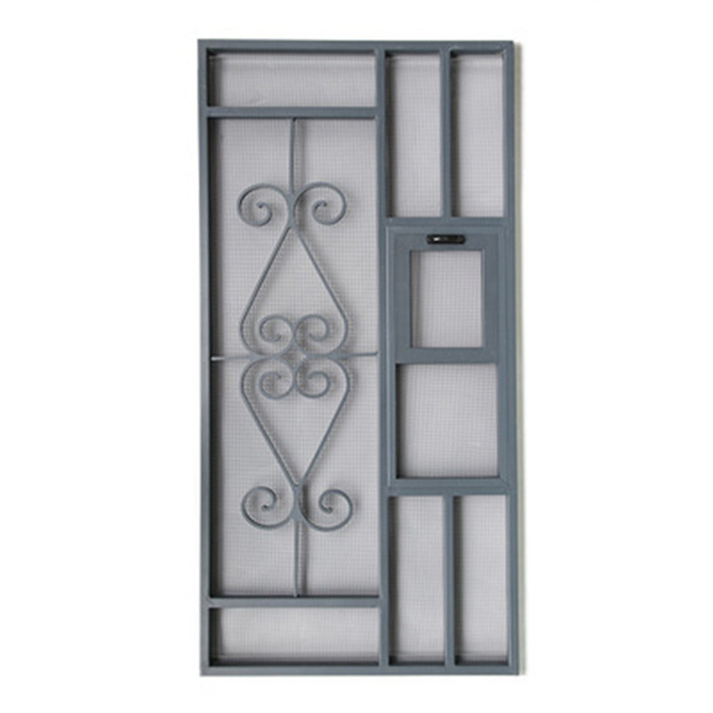 厂家直售焊接铝合金可拆洗 防蚊虫铝窗花新中式铝合金窗花定制