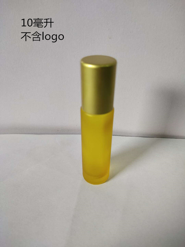 Doterui 10ml botella de bola de rodillo esmerilado colorido botella de cuentas botella de aceite esencial de vidrio botella de aceite de labios botella vacía entrega de fábrica