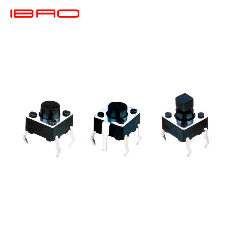 IBAO 亿宝轻触开关6x6系列TVDP 通孔型轻触开关6.0*6.0mm