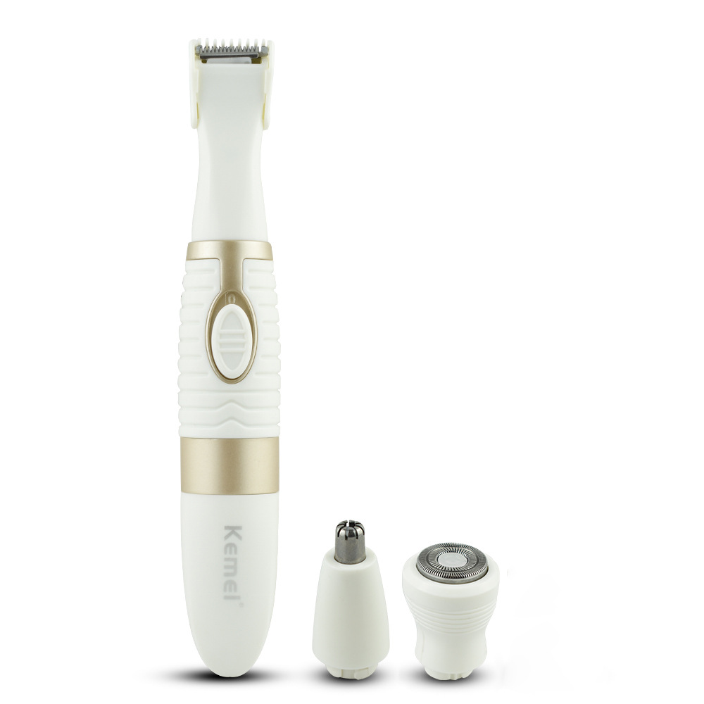 外贸出口新款KEMEI KM-PG500多功能理发器鼻毛器修眉刀3合1剃毛器