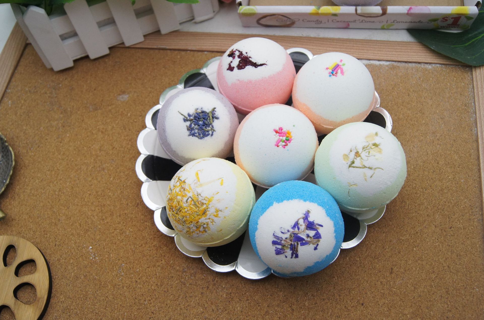 壹件代發 網紅抖音同款精油泡澡球沐浴鹽球爆炸鹽氣泡彈