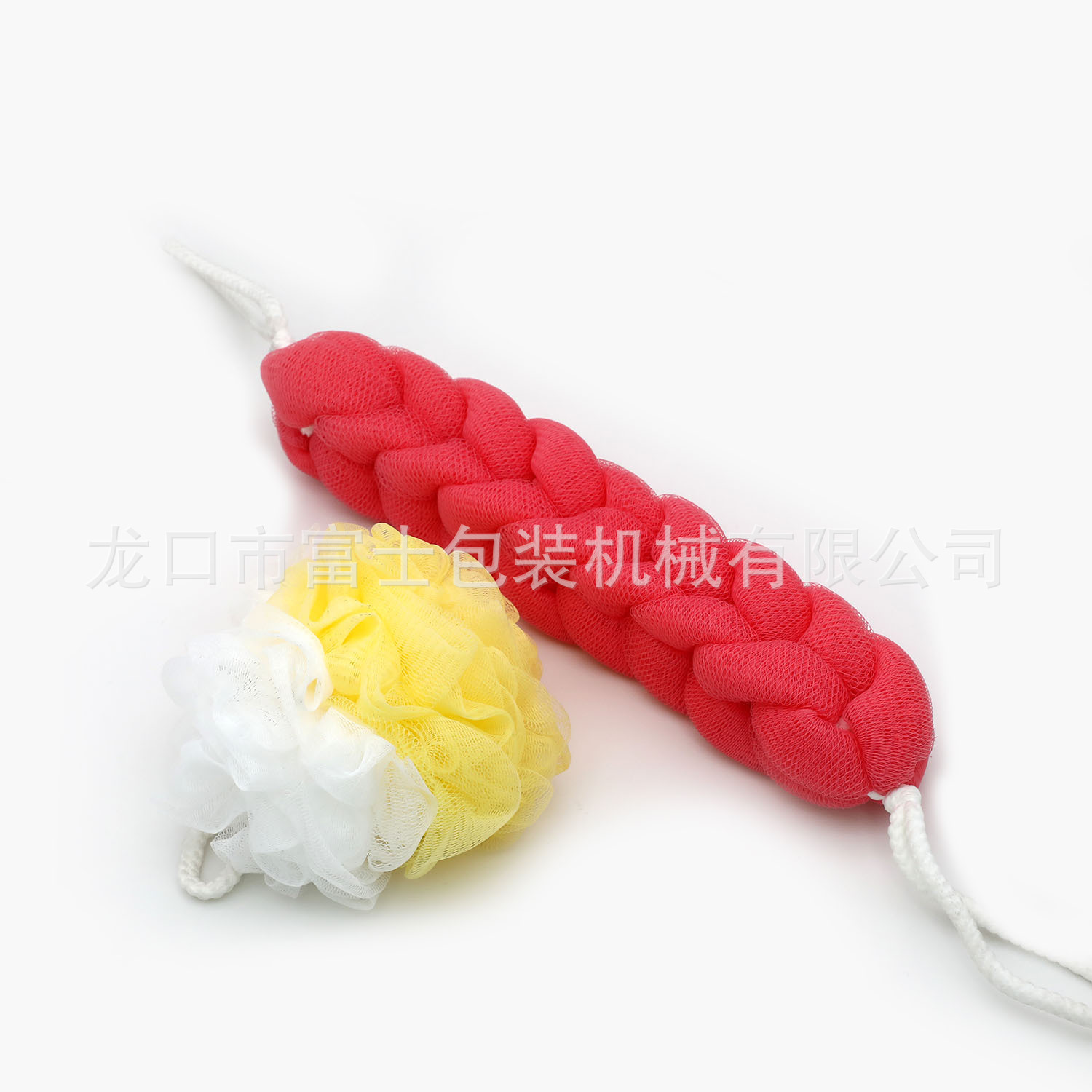 富士 销售沐浴球挤出机 浴花网机器 三色浴花机