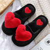 Demi-season non-slip keep warm cartoon slippers, Korean style