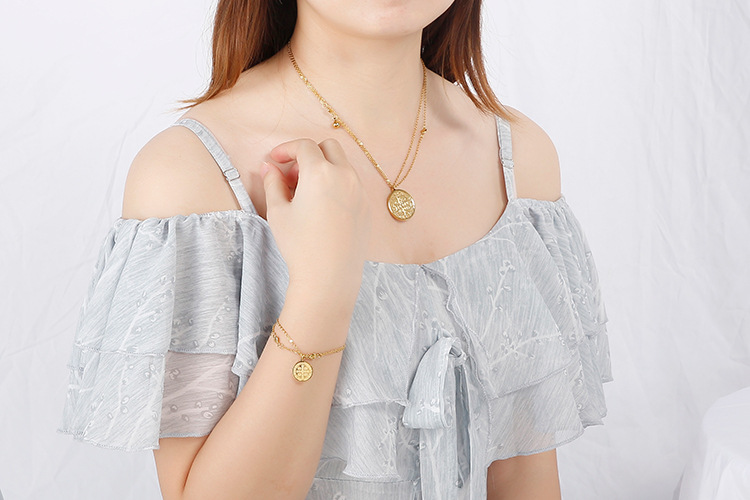 Jesus tag bracelet necklace stainless steel accessories wholesale