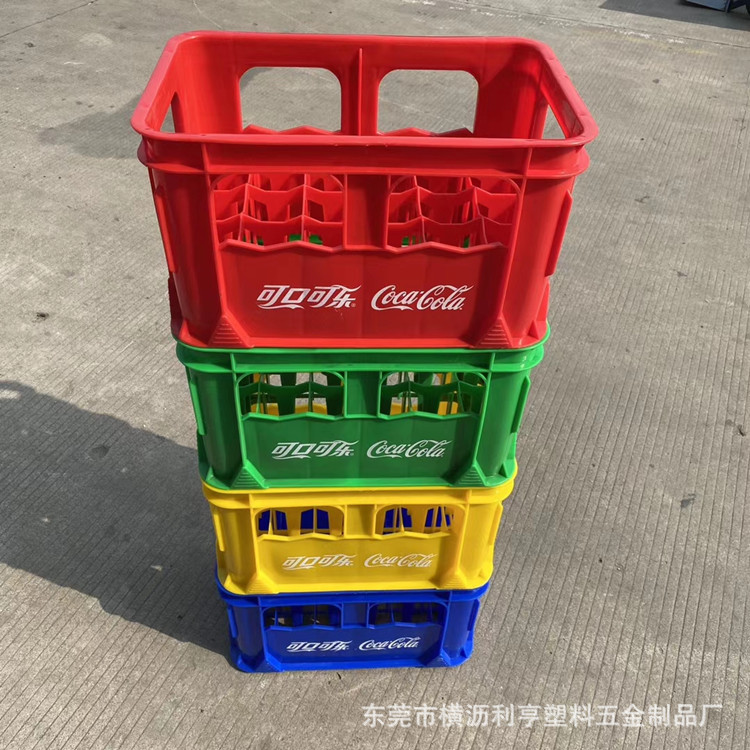 厂家供应24格可乐啤酒饮料塑料周转箱 内格直径6cm 塑胶分格箱
