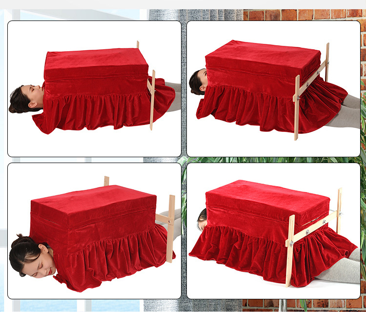 Wooden Moxibustion Box Portable Multi-Position Moxa Burner for Home and Wellness Studio Use overview