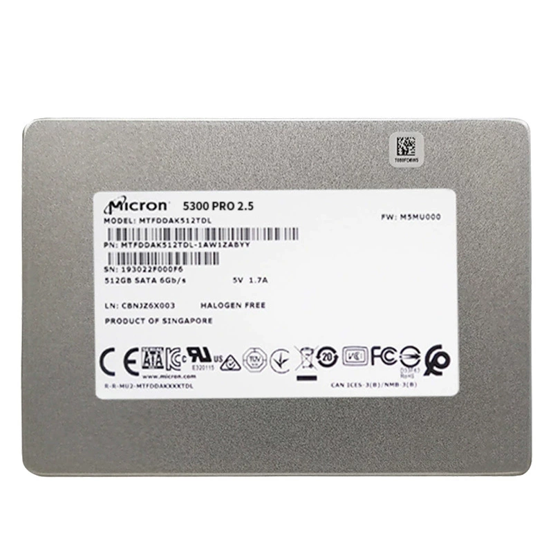 Magnesium 5100 Pro MTFDDAK480TCB-1ZABCE 2.5SATA solid state hard disk SSD
