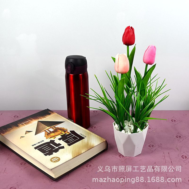 照屏仿真花免郵批發pu郁金香泡沫水果花迷妳玫瑰絹花家居擺放套裝