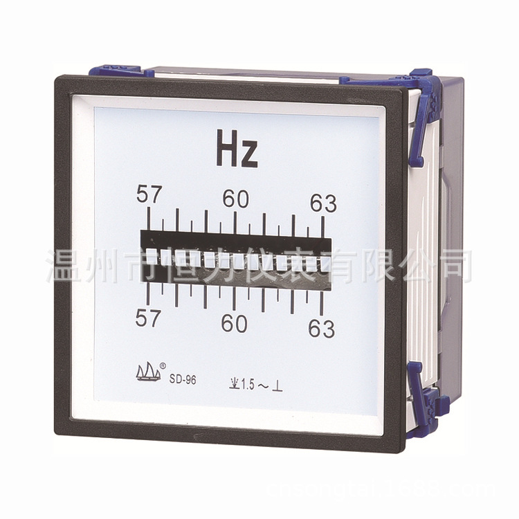 厂家供应SD-96振簧式单双排频率表跳动式频率表