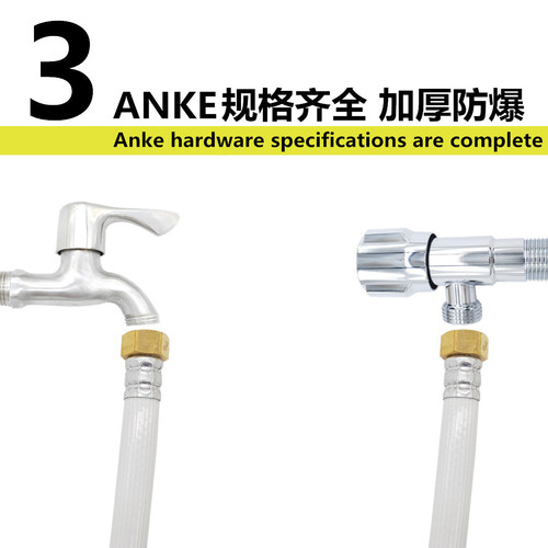 4 points thickened single cold water faucet quick-opening water spout mesh mouth mop pool household all-copper extra long quick-opening water faucet
