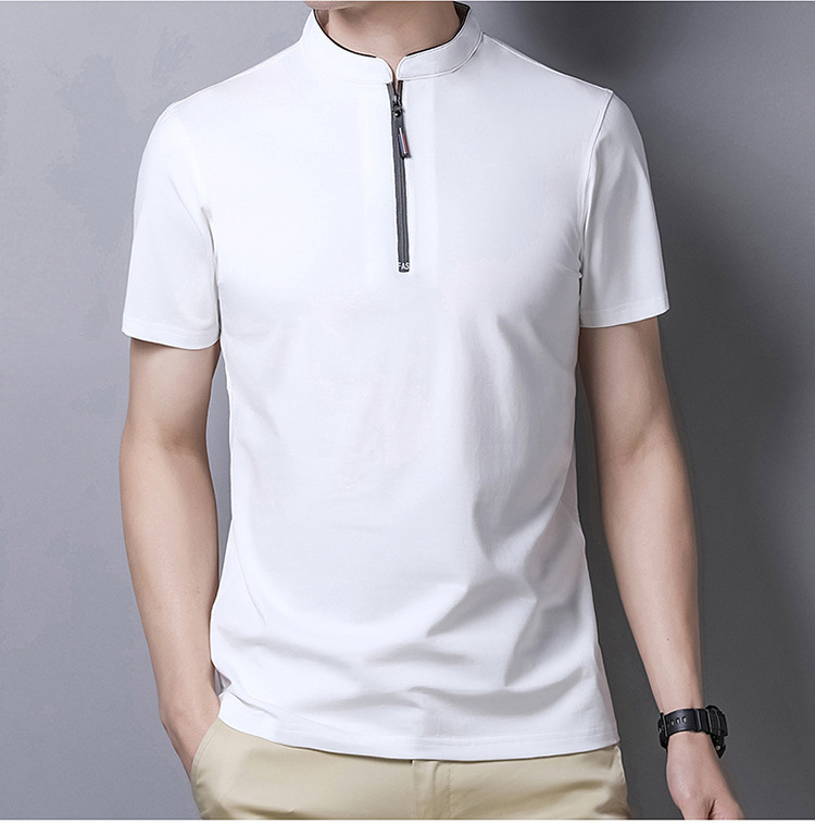 Polo homme en Soie de mûrier - Ref 3442883 Image 38