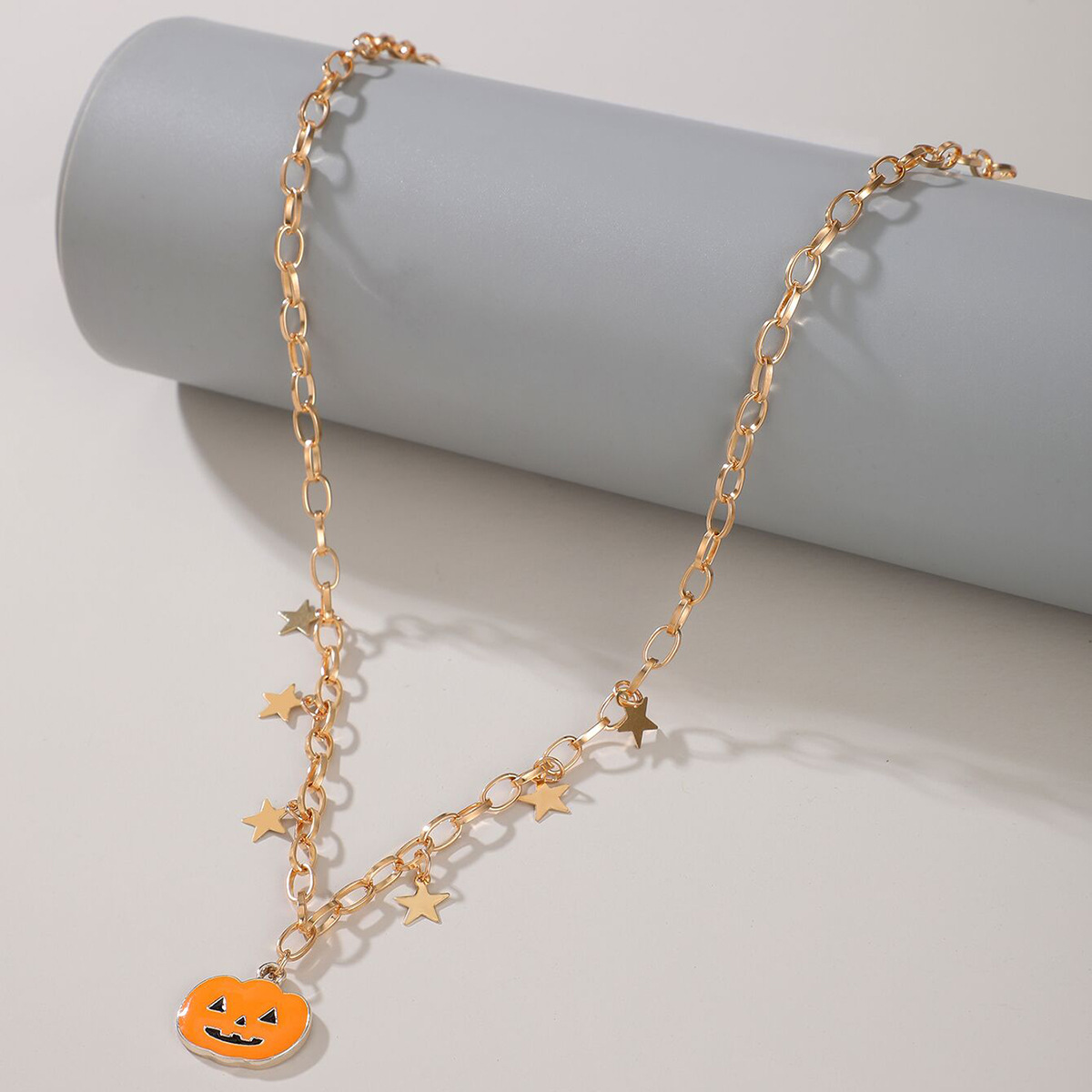 Halloween Funny  Pumpkin Ghost Bat Butterfly Pendant Women's Necklace Wholesale display picture 52