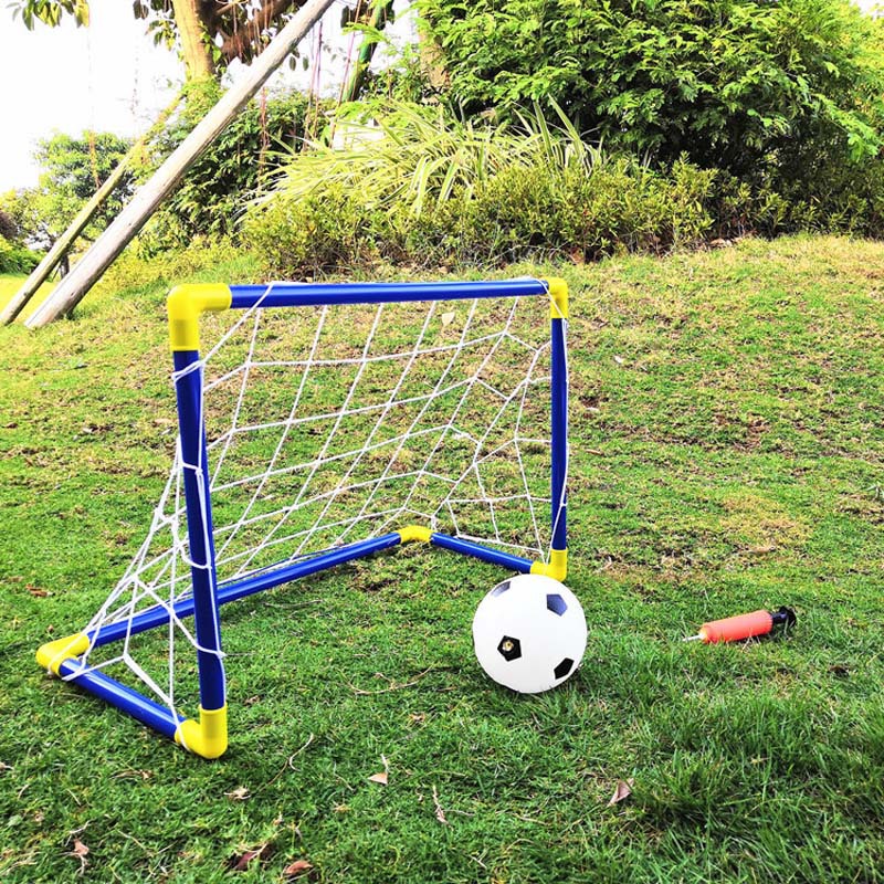 60CM塑料儿童足球门 便携式沙滩娱乐家用足球亲子互动体育玩具