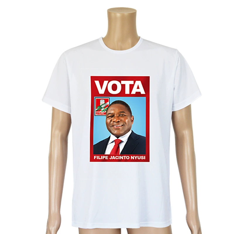 Одежда для президентских выборов индивидуальная портретная печать рекламная футболка культурная деятельность с коротким рукавом индивидуальная печать логотипа