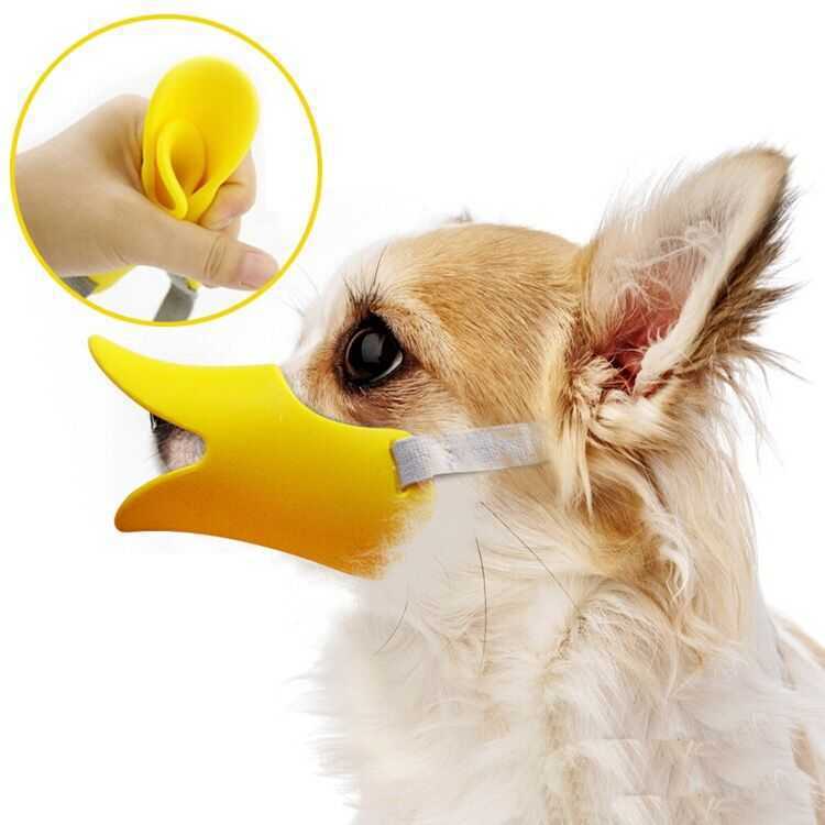 Mascota pato bozal anti-mordedura anti-llamada entrenamiento perro bozal material de silicona fábrica al por mayor máscara de perro suministros para mascotas image 2