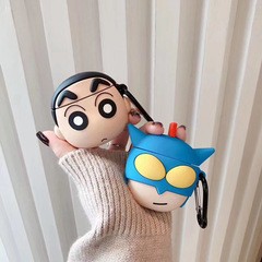 Japanese cartoon cute superman suitable for airpods pro protective cover silicone apple 1/2 generation wireless earphone case