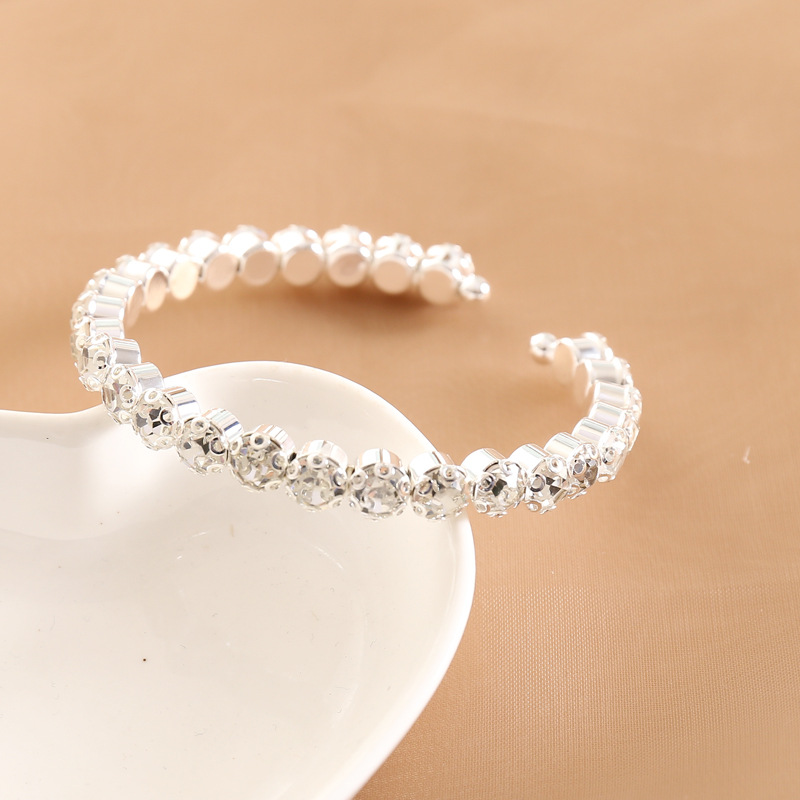 full diamond elastic bracelet