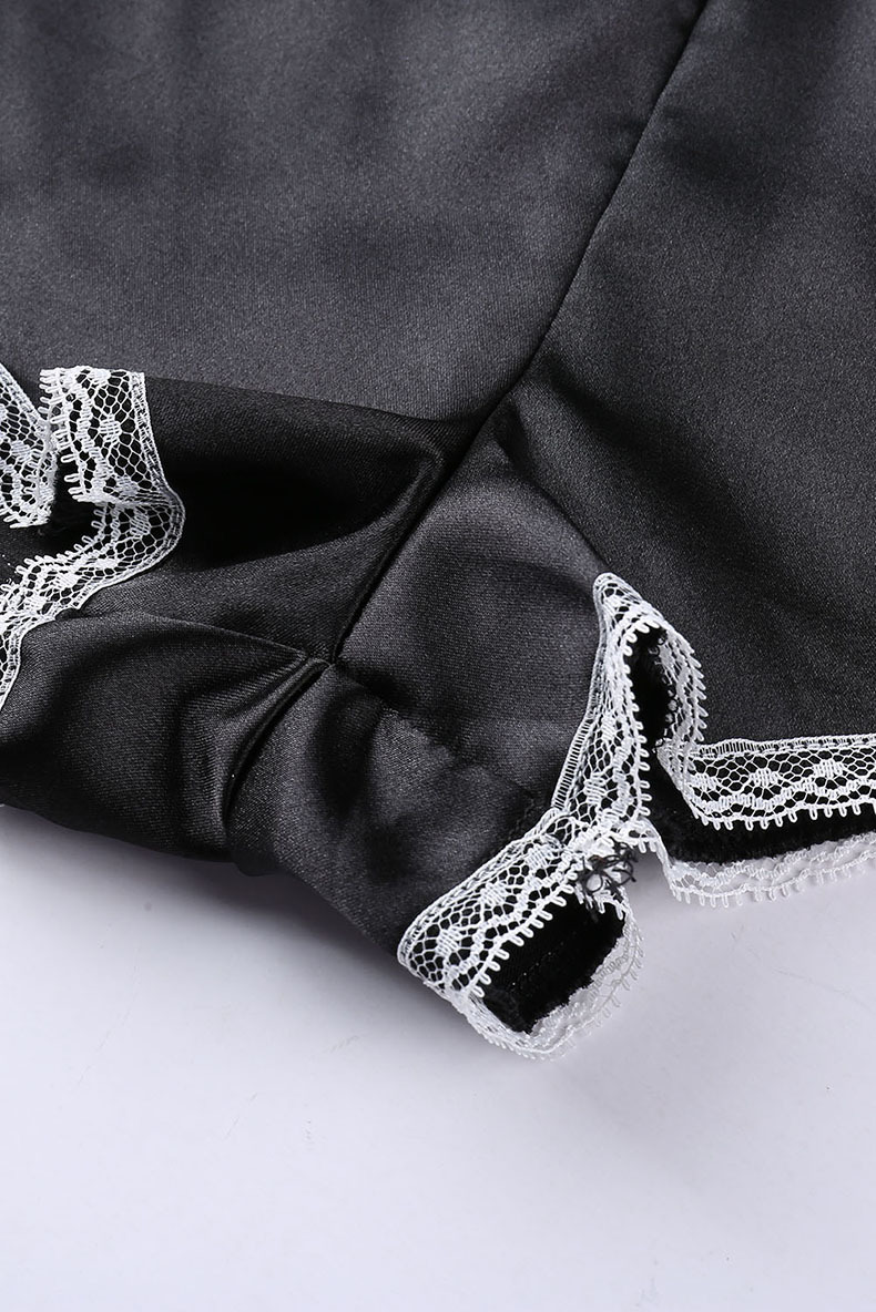 plus size lace stitching hollow underwear set NSQMY124671