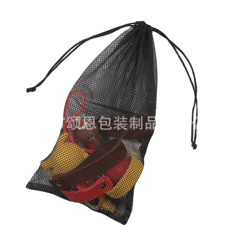 厂家供应 尼龙网袋 网布袋收纳 涤纶网布袋 网布袋束口玩具包装袋