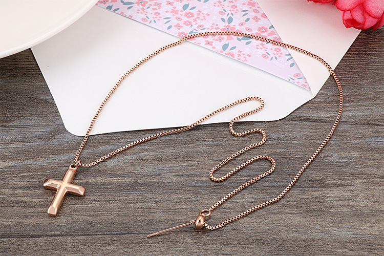 Necklace Classification 304 Stainless Steel Chain Material PVD Coated 18K Gold Plated Letter Titanium Steel Fashion Waterproof Non Tarnish 304 Stainless Steel Necklace