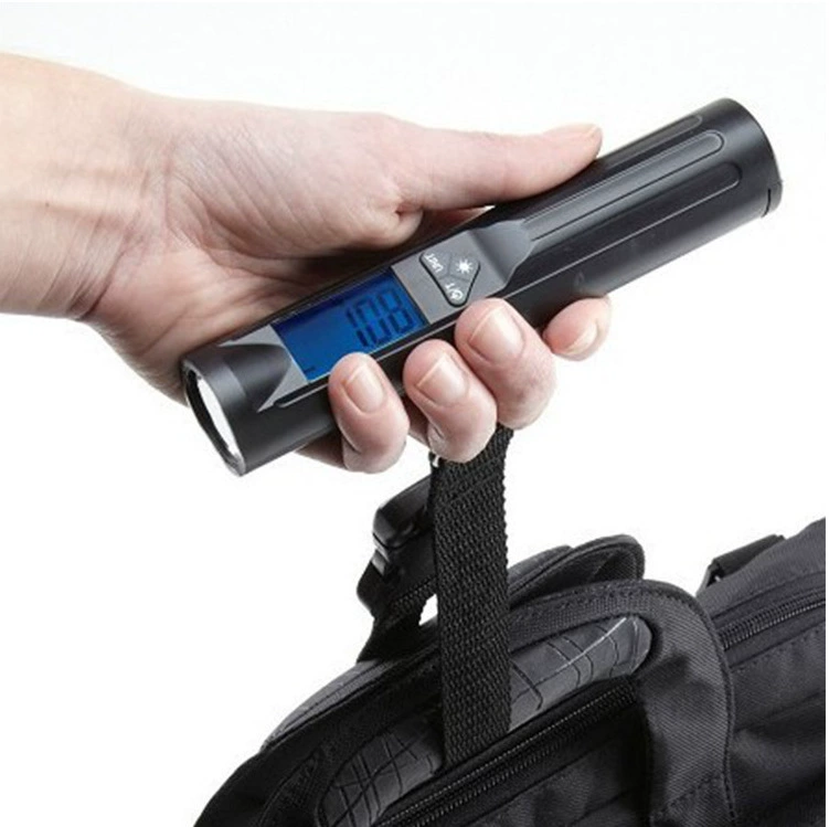 Портативные весы с фонариком шкала багажа портативные электронные весы Путешествия Внешняя торговля Экспорт оптом крючок ленты