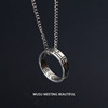 Ring, men's necklace, pendant, decorations hip-hop style, accessory, Korean style, simple and elegant design