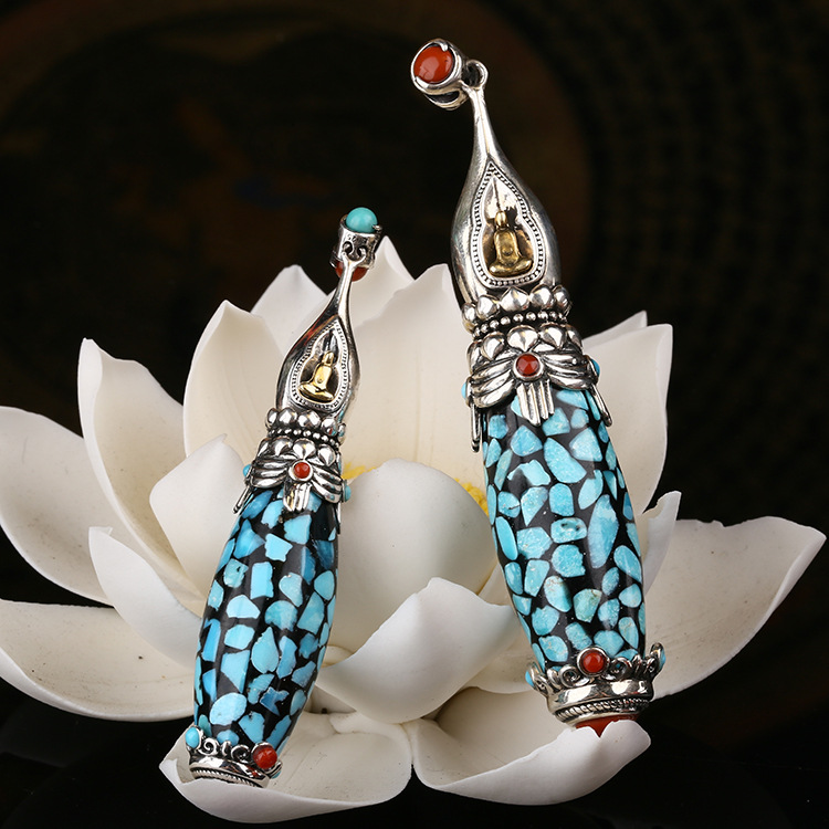 turquoise stone inlay
